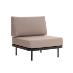 Lauko krėslo terasa &bdquo;Piryt&ldquo; D042-04DW metalinis rėmas, smėlio spalva, modernus, prakti&scaron;kas