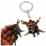 Raktų pakabukas Pirates of the Caribbean Skull Skeleton Jack Sparrow