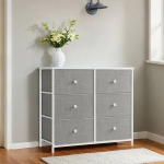 Komoda, 30x80x71 cm, Pilka-Balta, Riiul, SONGMICS, 30x80x71 cm, Hall-Valge
