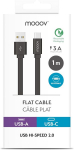 Mooov Usb-a/usb-c 1m laidas: duomenų ir įkrovimo