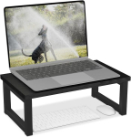 Monitoriaus laikiklis Monitoriaus stovas Relaxdays, 15x40x23 cm, juodas