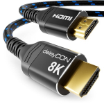 Deleycon Hdmi 2.1 kabelis 3m 8k 48gbps 8k@60hz 4k@120hz Hdr Earc