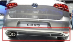 Volkswagen Golf Mk7 Gti 2012 2018 Galinio Bumperio Difuzeris Originalus 5G6807568E9B9