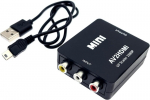 Jzk Rca į Hdmi konverterio adapteris, 1080p kompozitinis Av į Hdmi video audio konverteris su Usb kabeliu, skirtas Pc/xbox/tv/stb/vhs/vcr/dvd įra&scaron;ymo įrenginiui ir palaiko Pal/ntsc