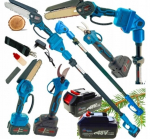 Akumuliatorinio pjūklo ir genėjimo žirklių komplektas Happy People 37V