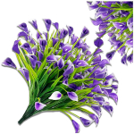Dirbtinės gėlės, violetinės lelijos, 5 vnt.