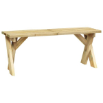 Sodo suoliukas，Sodo suolas，Lauko suoliukas, 110cm, impregnuota pu&scaron;ies mediena CFE3557807