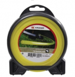 Žoliapjovės valas &Oslash; 3,3 mm 9 m apvalus geltonas Kramp