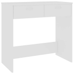 Ra&scaron;omasis stalas，Biuro stalas，Kompiuterio stalas, baltos spalvos, 80x40x75cm, apdirbta mediena CFE9341400