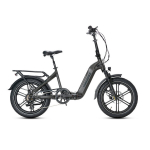 Elektrinis dviratis JOBOBIKE Romer Pro 20" Tamsiai pilka