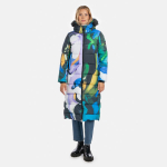 Huppa Moteri&scaron;kas žieminis paltas GUDRUN, blue pattern
