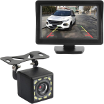 Plug & Play galinė kamera su 4.6" monitoriumi, 12 LED, 1 vnt