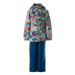 Huppa Merginos komplektas YONNE, mint pattern/ petrol