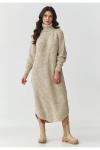 Megzta suknelė moterims Makadamia, beige, Universalus