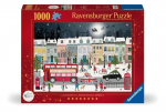 Ravensburger 2d Kalėdos Londone 1000 detalių dėlionė