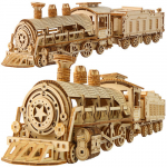 3D dėlionė konstruktorius traukinys Kruzzel, 282 d.