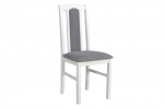 Virtuves krēsls BOSS VII, balts, audums 1B