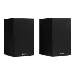 Audizio KS02 aktyvios lentyninės kolonėlės, 80 W, BT, juodos