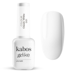 Kabos UV/LED gelinis lakas Gelike 001 Klasikinė balta, 8 ml