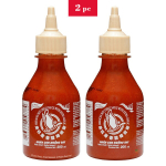 Sriracha a&scaron;trus čili padažas su česnaku (be MSG), Extra Garlic, Flying Goose Brand, 2x200ml.