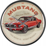SIENINIS LAIKRODIS &raquo;Ford Mustang - GT 1967 Red&laquo;, Nostalgic-Art