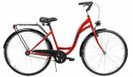Miesto dviratis AZIMUT Classic 28" 2021, raudonas
