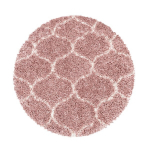 Ayyildiz apvalus kilimas Shaggy Salsa 80x80 cm