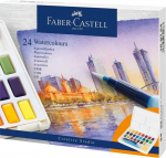 Faber-castell akvareliniai dažai 24 spalvų