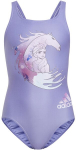 Maudymosi kostiumėlis mergaitėms Adidas Yg Frozen Suit, violetinis