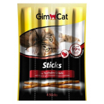 GimCat Sticks Poultry Grain Free skanėstai katėms su pauk&scaron;tiena (4 vnt)