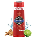 Du&scaron;o želė plaukams ir kūnui Old Spice Captain Shower Gel + Shampoo, 400ml