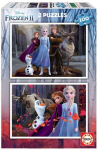 Dėlionės Frozen, 2 vnt. x 100 dalių