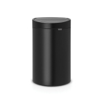 Brabantia &scaron;iuk&scaron;liadėžė Touch Bin, 40 l, juoda