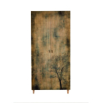 Spinta Kalune Design Wardrobe 863 (I), 90 cm, ąžuolo spalvos/tamsiai žalia