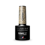 Ilgalaikis hibridinis nagų lakas Claresa Glitter 3, 5g.