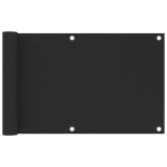 Balkono pertvara vidaXL 75x500 cm, pilka