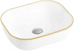 Praustuvas Mexen Rita, White/Gold edge