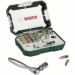 Atsuktuvų antgalių rinkinys Bosch 2607017322, 26 dalių