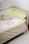 Vaiki&scaron;kas patalynės komplektas Twinkle Star Babymatex 100x135, 3-dalių