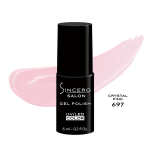 Gelinis nagų lakas "Sincero Salon", 6ml, CRYSTAL PINK, 697