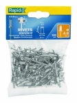 Kniedės Al, 4.0x8mm, Rapid, 100vnt.