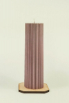 Sojų va&scaron;ko žvakė Cilindras 5,5x19,5 cm., 500 g., rožinė