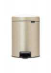 Brabantia &scaron;iuk&scaron;liadėžė Newicon, 5 l, auksinės spalvos