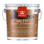 Aliejus-dažai medienai Tikkurila Valtti Kaluste 2.7l, rudos spalvos