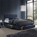 Lova Home4You Grace, 160x200 cm, mėlyna