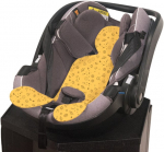 Įdėklas į automobilinę kėdutę Kuli Muli, 0-13 kg, geltonas