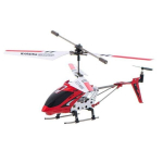 Radijo bangomis valdomas sraigtasparnis SYMA S107G, raudonas, 8 m.+