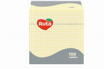 Servetėlės ruta 24х24 100l 1sl geltona