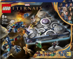 LEGO&reg; 76156 &bdquo;Marvel Rise of Domo&ldquo;, superherojų kosminio laivo kūrimo žaislas i&scaron; filmo &bdquo;Amžinieji&ldquo;