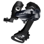 Galinis perjungiklis Sora RD-R3000 Moterims - Shimano - 9 pavaros - Montavimas ant rėmo - Juodas